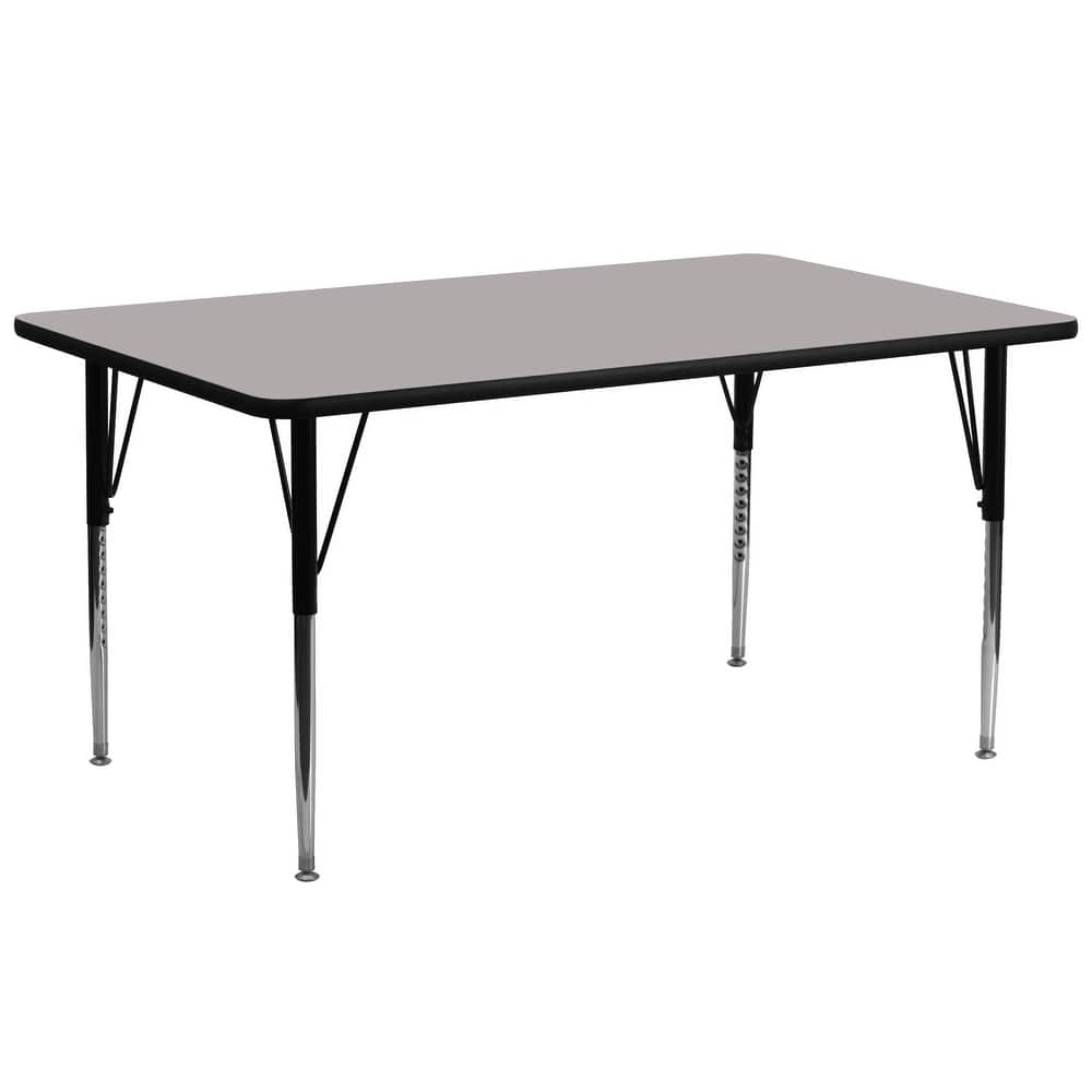 30''W x 72''L Rectangular HP Laminate Activity Table - Adjustable Legs