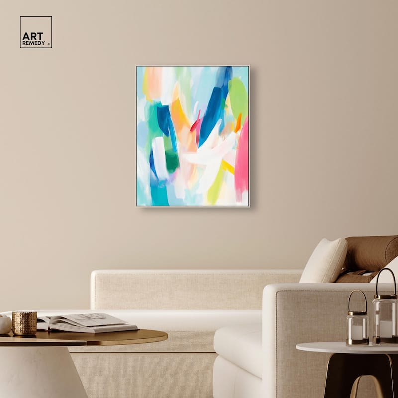 Whirlwind of Color II Canvas by Art Remedy