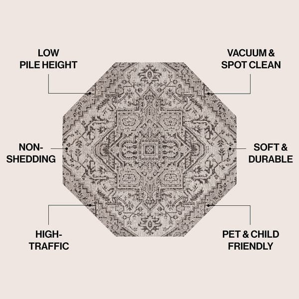 dimension image slide 0 of 31, JONATHAN Y Charleston Medallion Indoor/Outdoor Area Rug