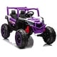 preview thumbnail 13 of 26, 24V Kids UTV Ride on Car 2 Seater 4 Wheeler Off-road Quad Purple