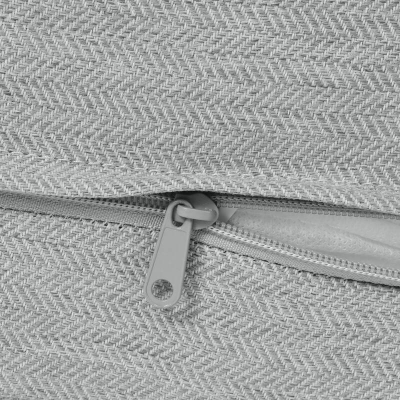 Endless Patio Sectional 8-Piece Lounge Sofa Set with Black Frame