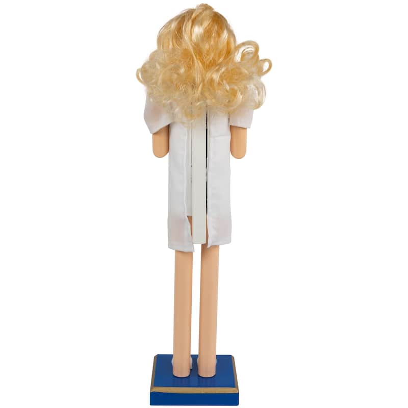 Nurse with Stethoscope Wooden Christmas Nutcracker - 15"