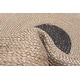 preview thumbnail 3 of 7, ECARPETGALLERY Braided Weave Palas Denizli Taupe Jute Rug - 4'0 x 4'0