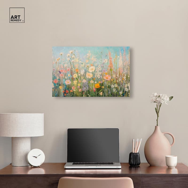 Soft Focus Flora II Canvas by Art Remedy, Gallery Wrapped
