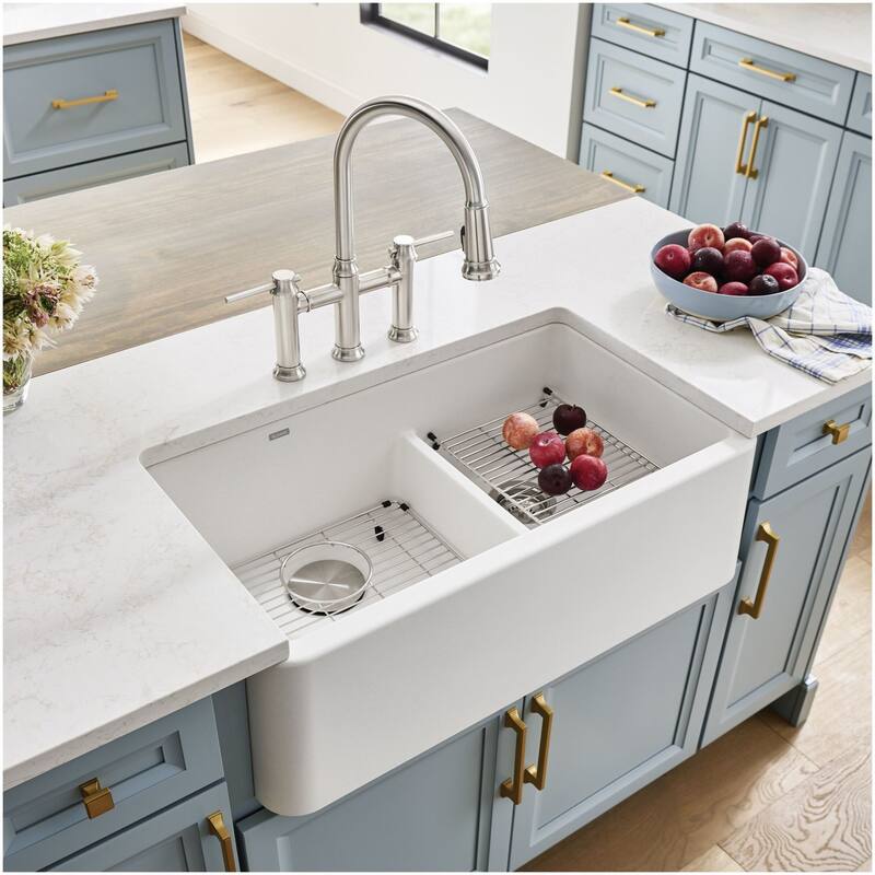Blanco Stainless Steel Basin Rack for Ikon 60/40 Double Bowl Sink - - Stainless Steel