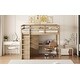 preview thumbnail 22 of 32, Full Pine Loft Bed with Wardrobe, Desk & Storage