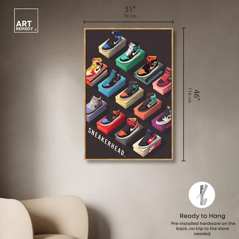 Sneaker Collection Dreams Canvas by Art Remedy
