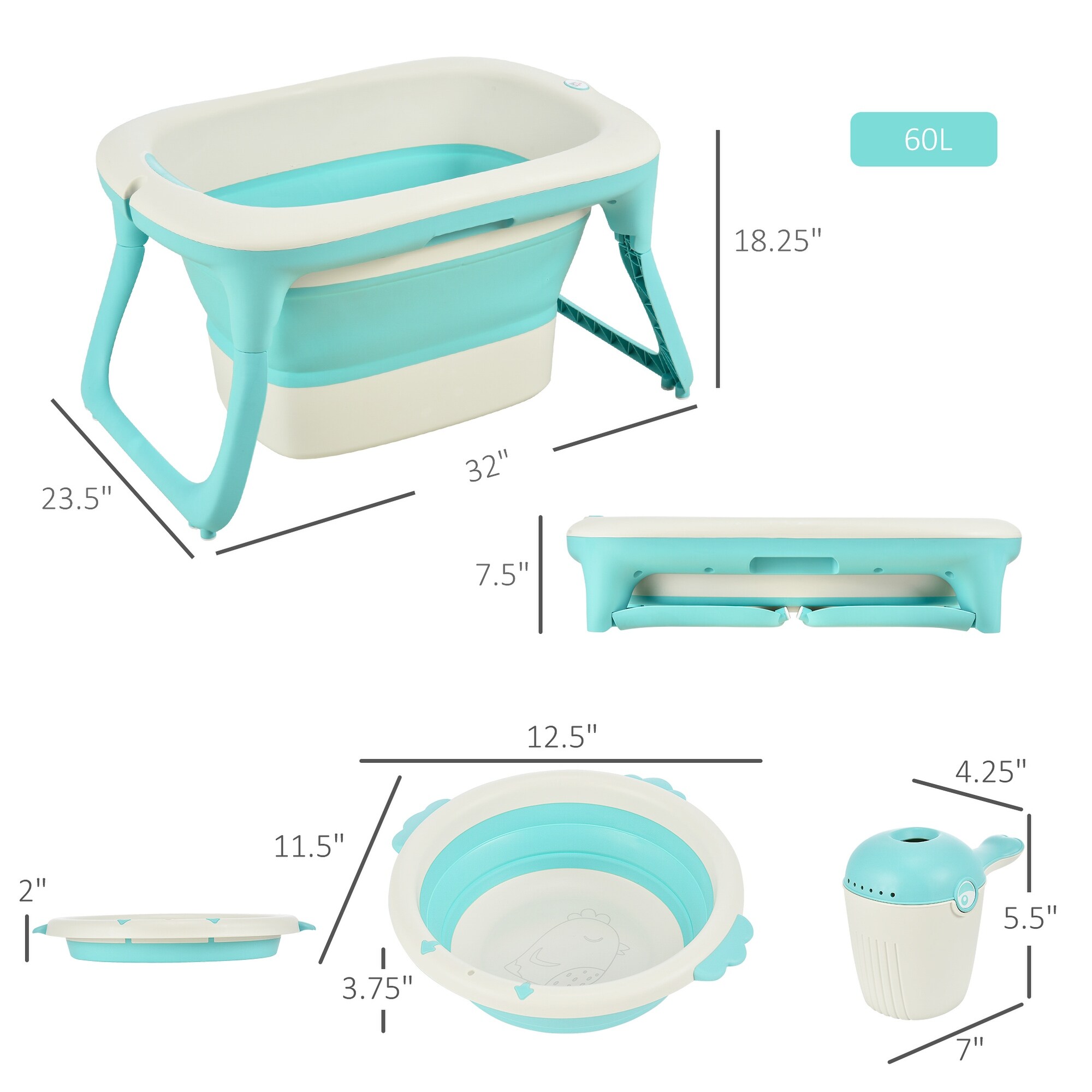 folding baby bath seat