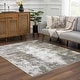 preview thumbnail 13 of 37, Hauteloom Liverpool Living Room, Bedroom Area Rug - Contemporary - Off White,Medium Gray,Light Gray - 9'2" x 12'
