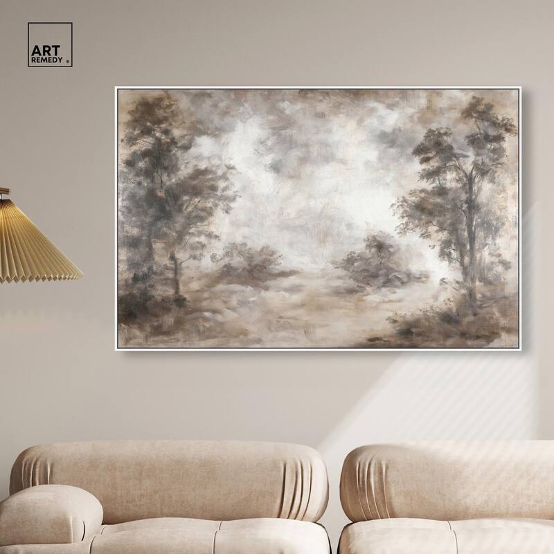 Veiled in Fog Canvas by Art Remedy