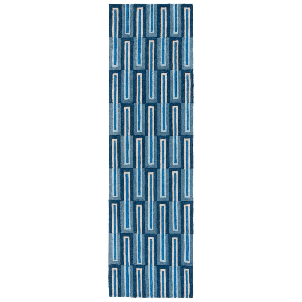 SAFAVIEH Handmade Genre Kaatje Mid-Century Modern Wool Rug