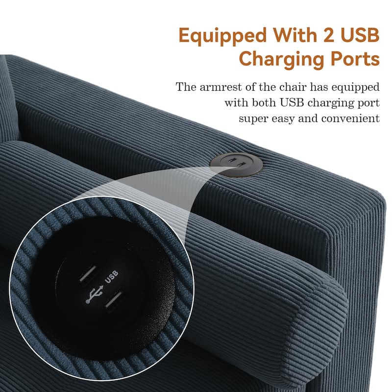3-in-1 Adjustable Sleeper Sofa Bed Convertible Chair for Living Room