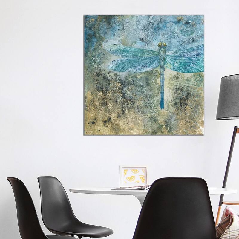iCanvas "Dragonfly I" by Stephanie Law Canvas Print - 37x37x1.5