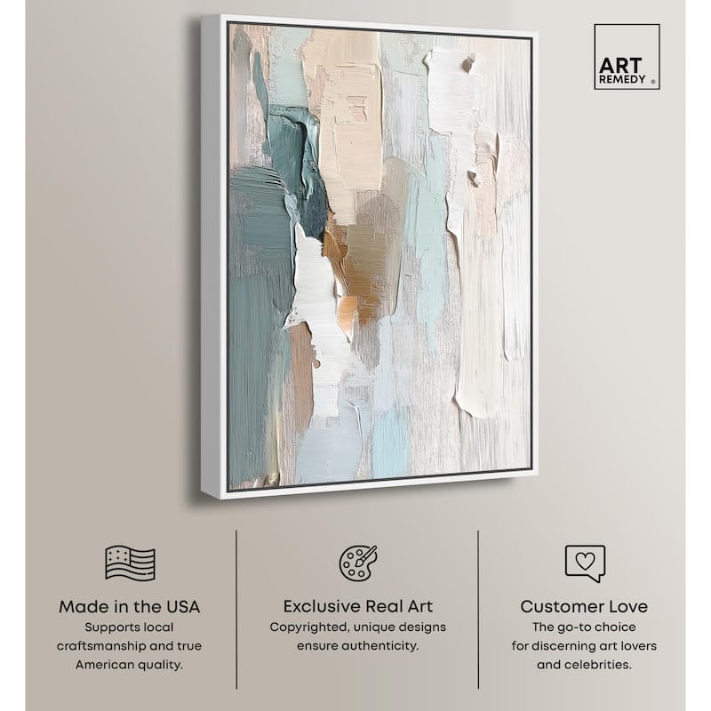 Impasto Intervals I Canvas by Art Remedy