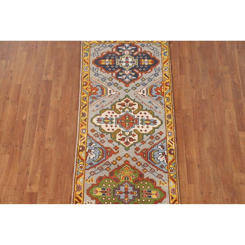 Kazak Oriental Accent Rug Wool Carpet - 2'6" x 5'10"