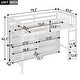 preview thumbnail 3 of 19, Twin Size Loft Bed with 8 Open Storage Shelves and Built-in Ladder