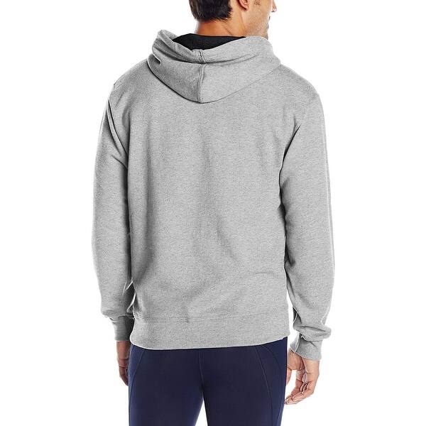 Shop Champion Men S Powerblend Pullover Hoodie Oxford Oxford