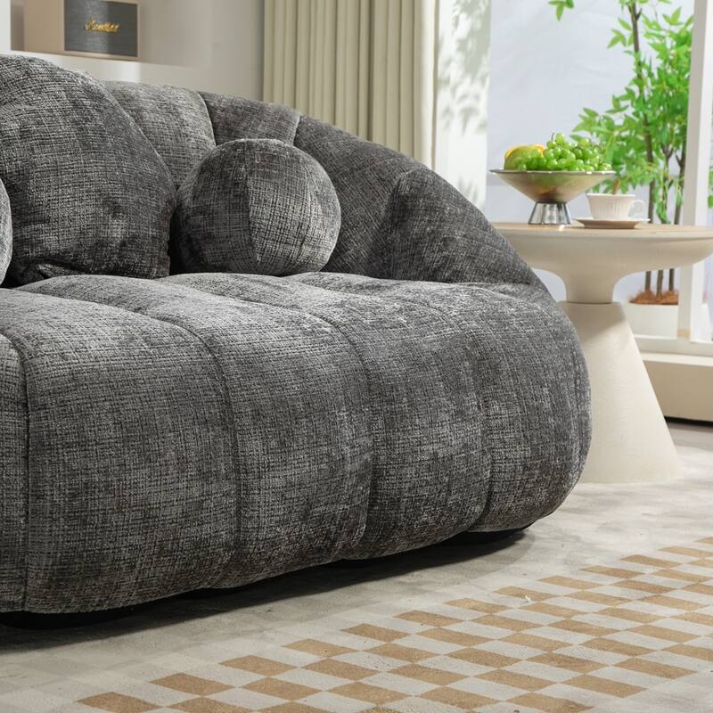 Lounger Bean Bag Chair With 3 Pillows