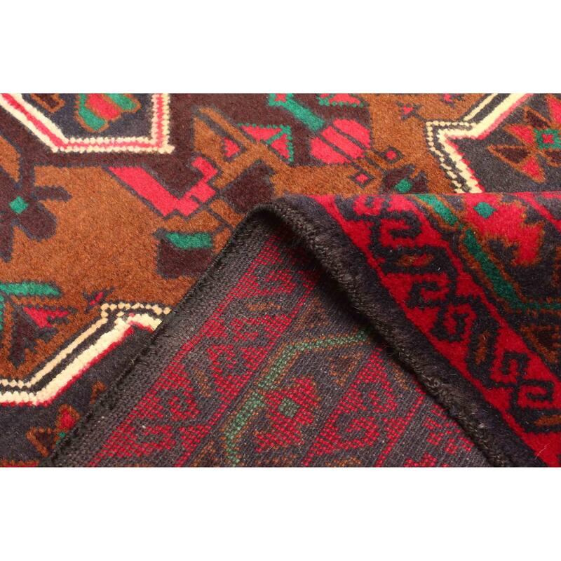 ECARPETGALLERY Hand-knotted Teimani Brown Wool Rug - 2'10 x 4'9