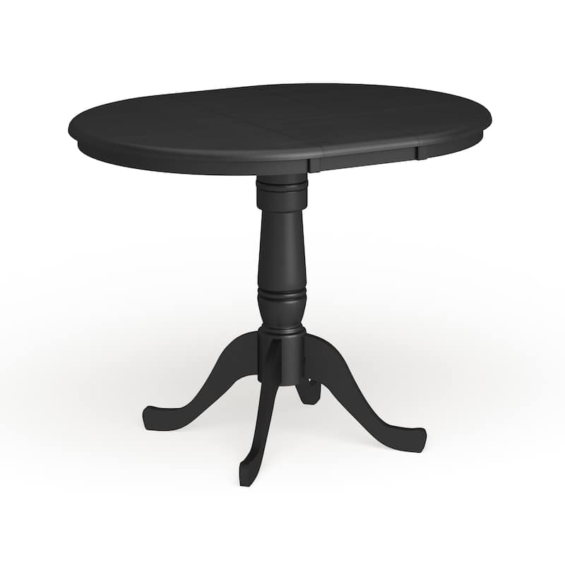 Copper Grove 36-inch Round Pedestal Table with 12-inch Leaf