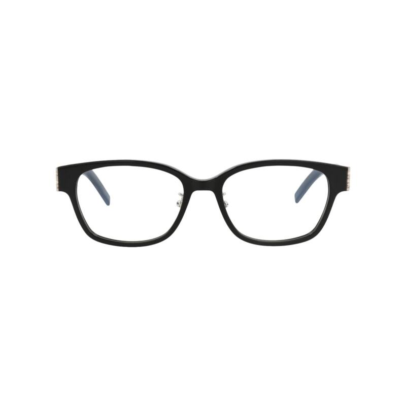 Saint Laurent Square-Frame Recycled Acetate Optical Frames - Black Black Transparent - Multi