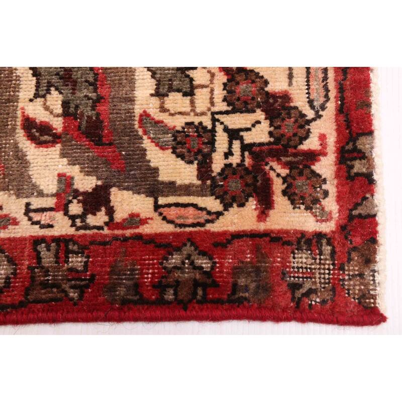 ECARPETGALLERY Hand-knotted Antalya Vintage Red Wool Rug - 6'7 x 9'10