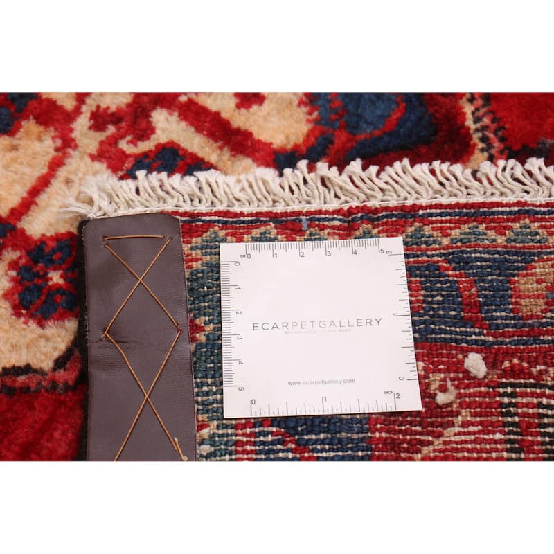 ECARPETGALLERY Hand-knotted Anatolian Vintage Black, Red Wool Rug - 3'5 x 5'5