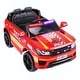 preview thumbnail 2 of 10, Battery Powered 12V Police Ride On Car Truck for Kids with Parental Remote, Siren, Flashing Lights, and Comfortable Ride