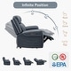 preview thumbnail 42 of 85, Leo Power Wall Hugger Reclining Sofa with Multi-Function Console