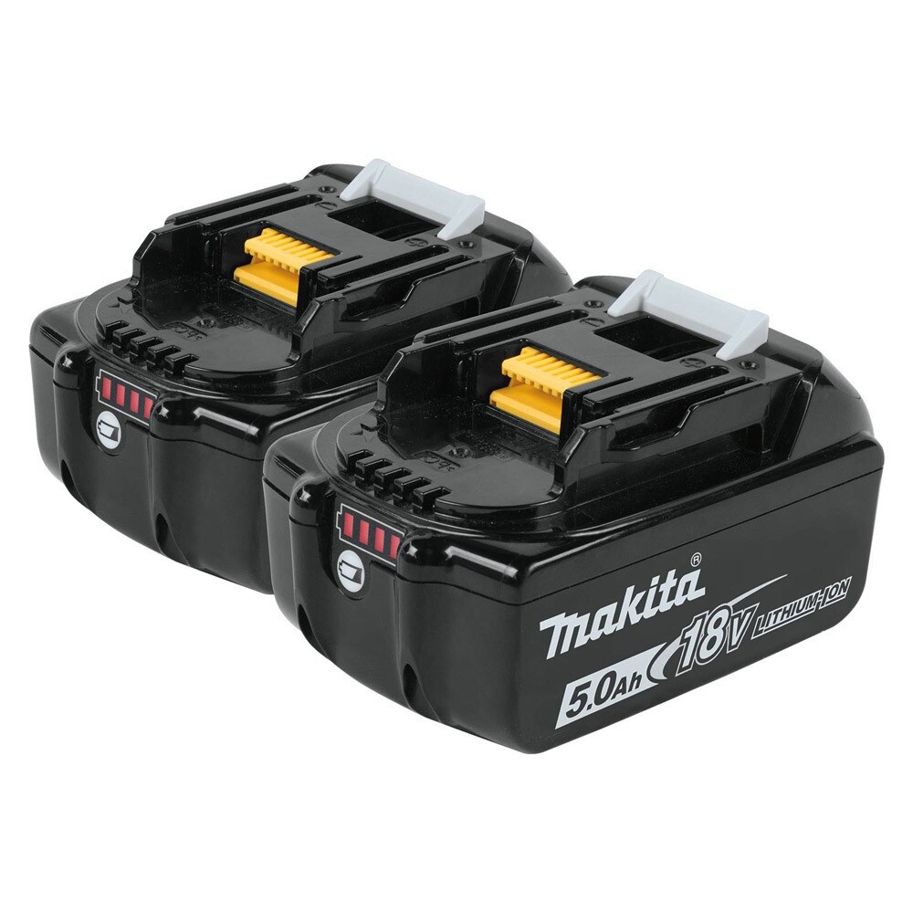Shop Makita 18v Lxt Lithium Ion 5 0ah Battery 2 Pack Overstock 30609314