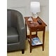 preview thumbnail 22 of 23, Porch & Den Holly Hill Solid Acacia Recliner End Table