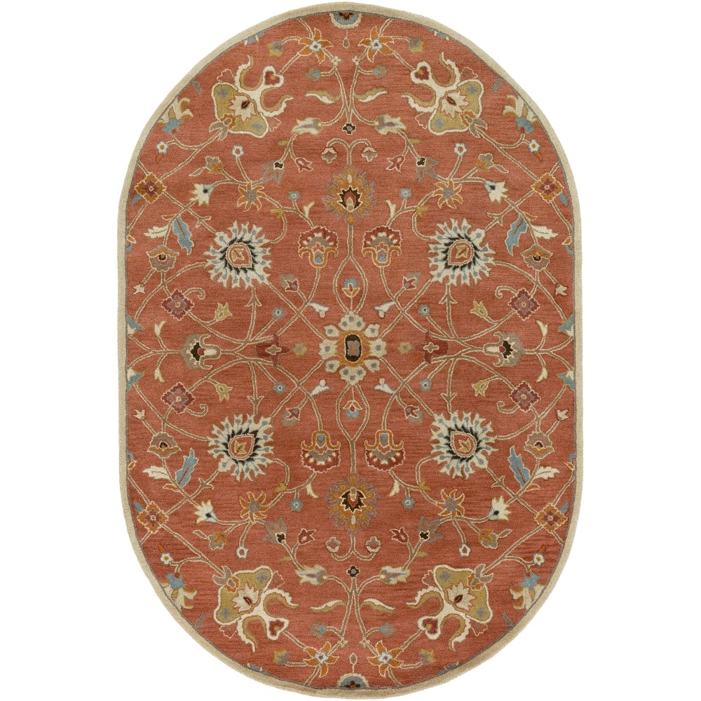 Livabliss Traditional Caesar Floral & Botanical Area Rug