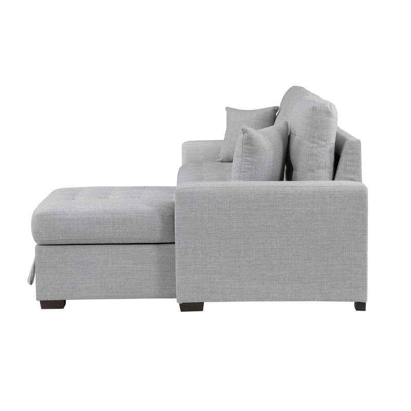 Miles 2-Piece Sectional Sofa Sleeper with Right Chaise