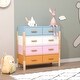 preview thumbnail 3 of 7, Colorful Free Combination Cabinet - 8 Drawer