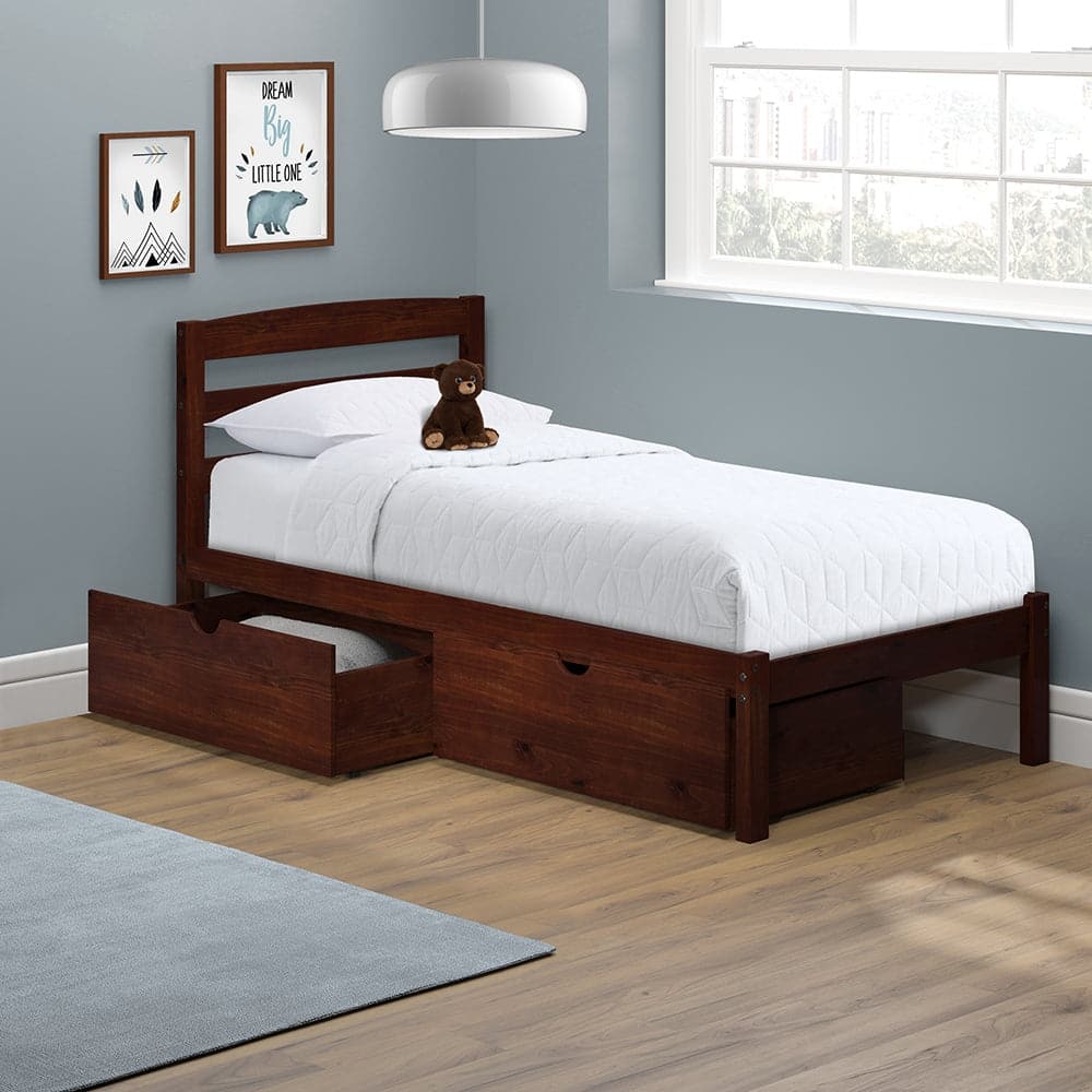 P'kolino Twin Bed with trundle bed