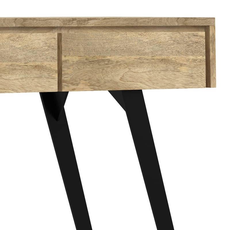 WYNDENHALL Mitchell 60 inch Wide Modern Industrial Console Sofa Table - 60 W x 16 D x 30 H