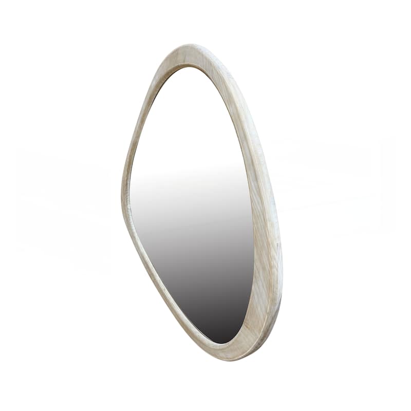 Solid Wood Mirror Asymmetrical Wall Mirror