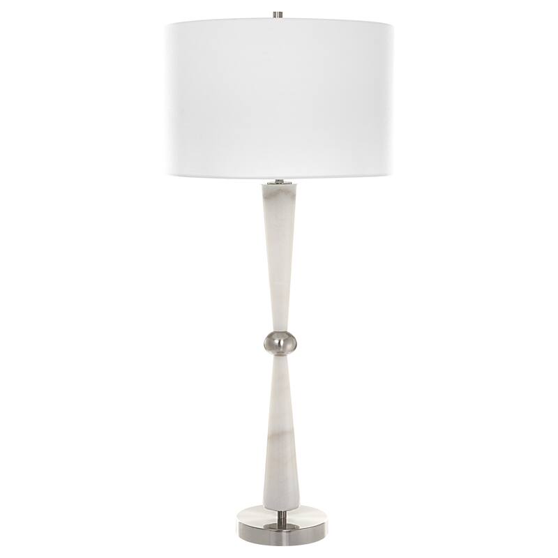 Uttermost Hourglass White Table Lamp