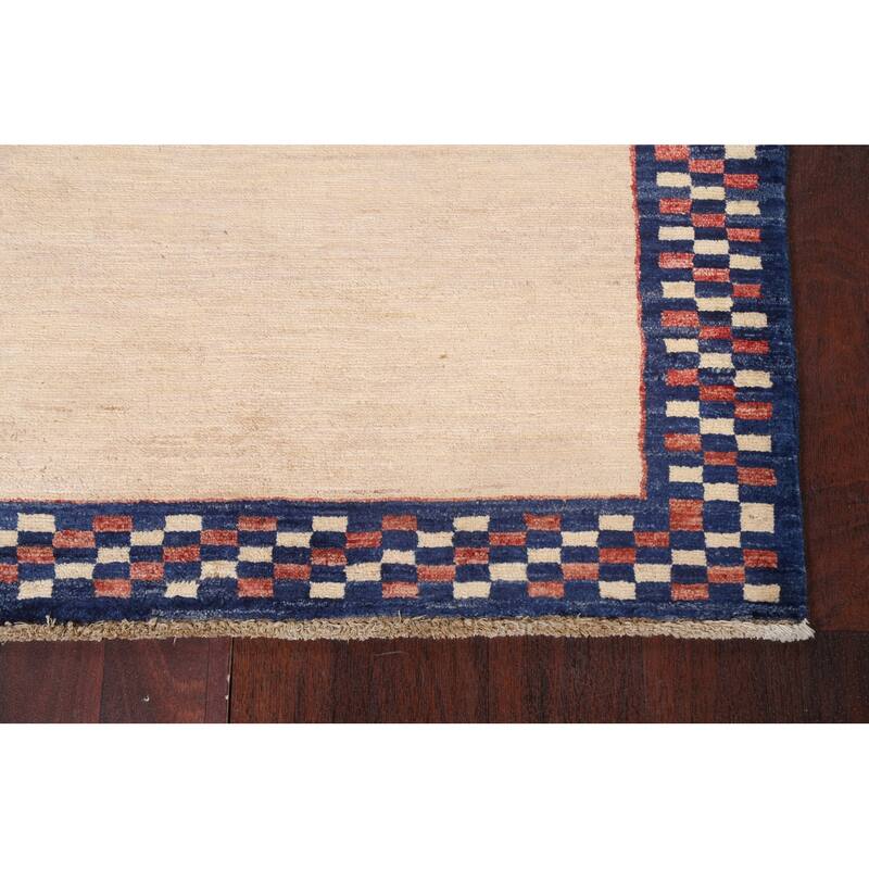 Gabbeh Kashkoli Oriental Staircase Runner Rug Hand-knotted Wool Carpet - 2'10" x 7'11"