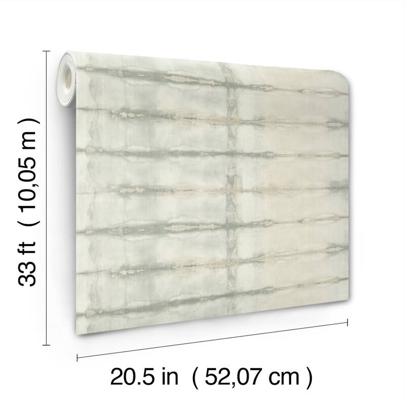 A-Street Prints Modulus Seafoam Geometric Stripe Wallpaper