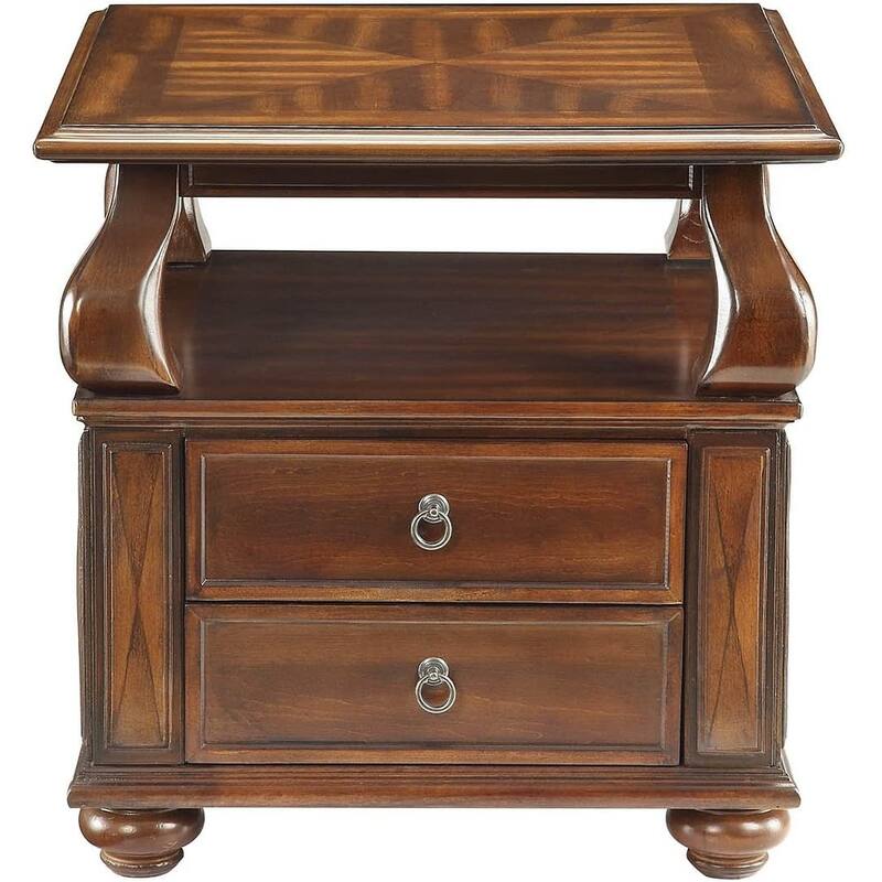 28' Wide End Table with Drawers and Shelf Bed Bath & Beyond 36034820