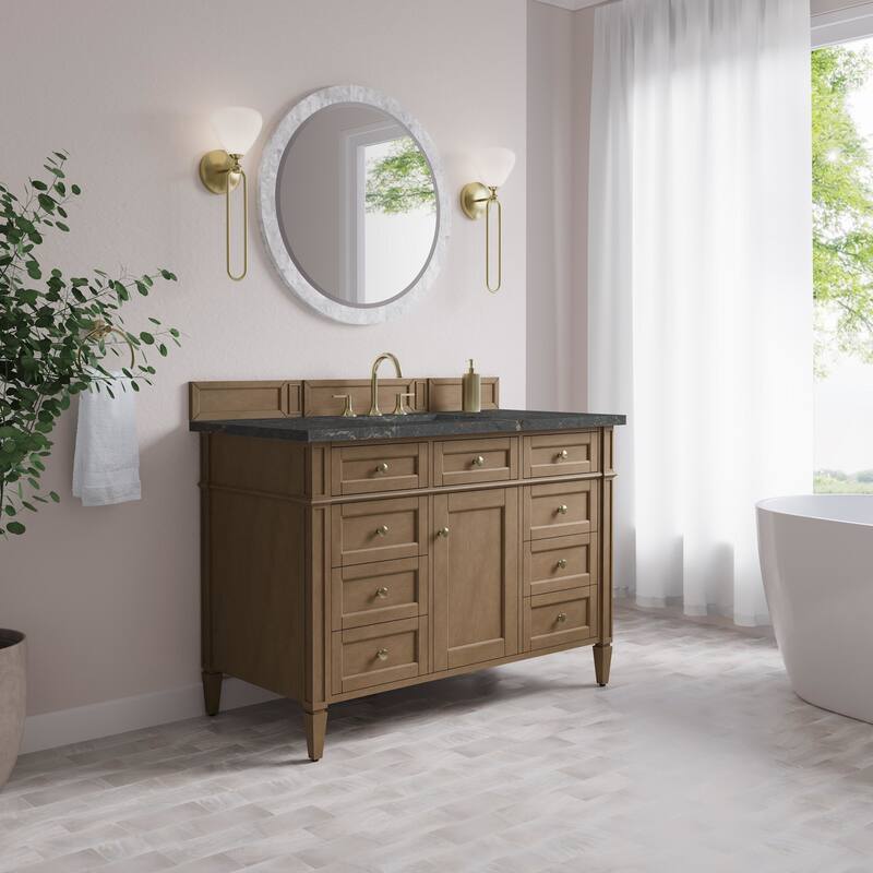 James Martin Vanities 655-V48-3PBL Brittany 48" Free Standing Single