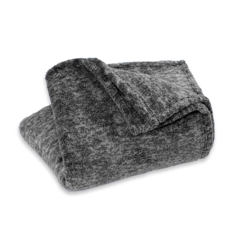 Martex Easy Living Rune Throw - 50"W x 60"L - Gray