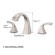 preview thumbnail 15 of 14, BATHLET Widespread Two-Handle Bathroom Faucet With Drain Assembly