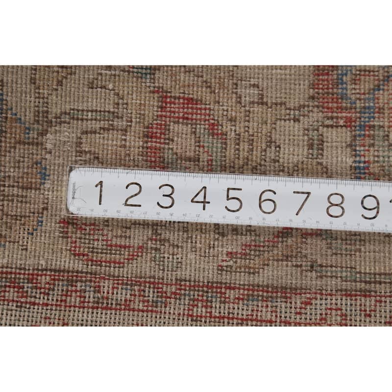 Traditional Tabriz Persian Vintage Rug Handmade Oriental Wool Carpet - 7'4"x 10'7"