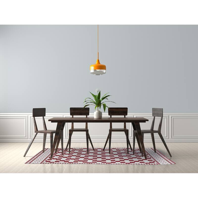 Cross and Squares Rug