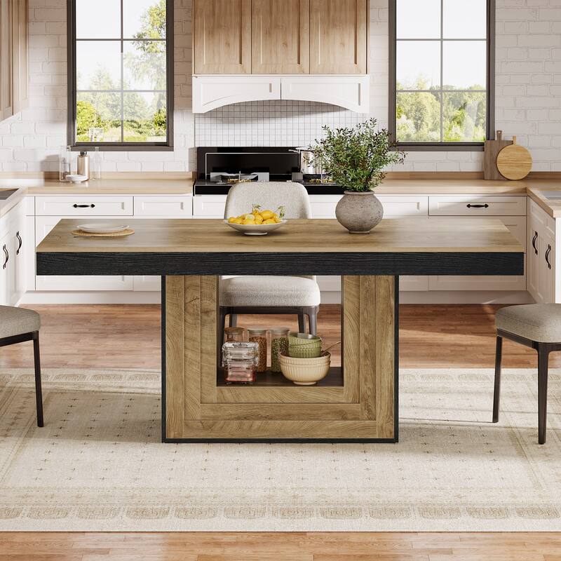 63" Dining Table for 4-6 People