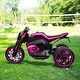 preview thumbnail 5 of 14, 12V Three-wheel Ride On Motorcycle - Rosy