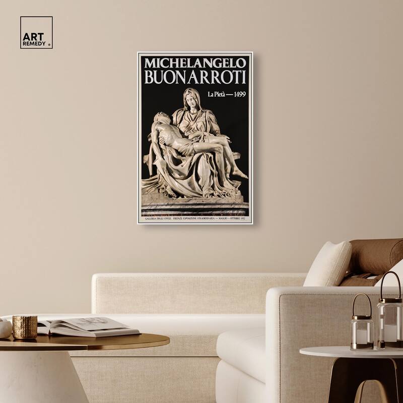 Marble Lamentation Canvas by Art Remedy