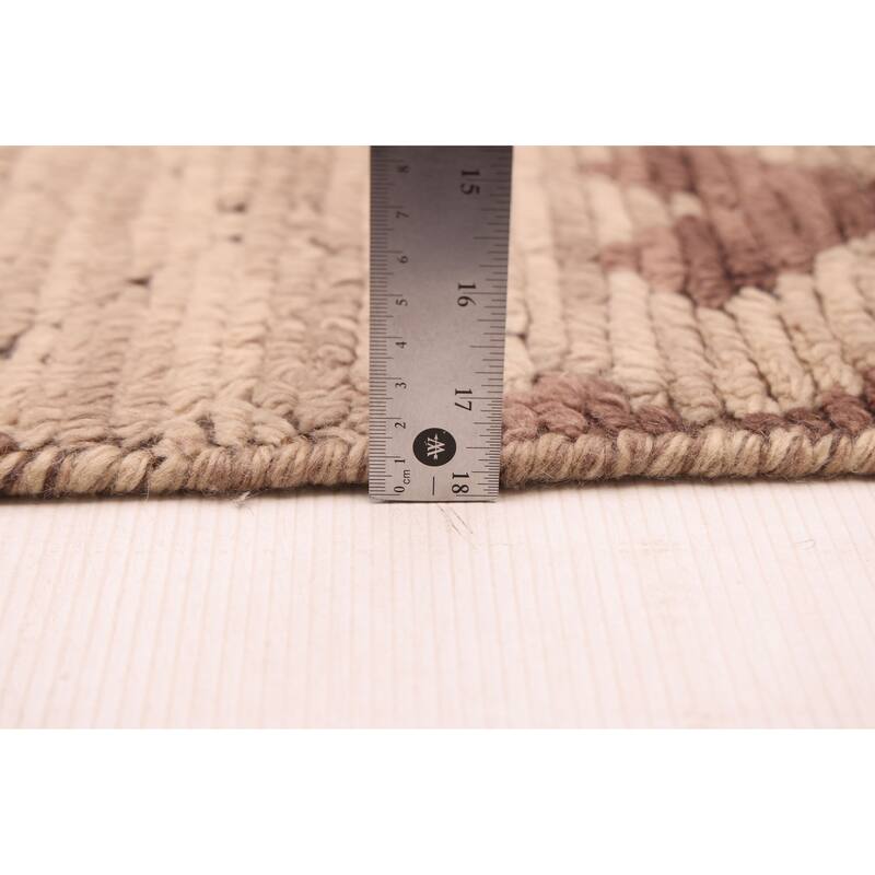 ECARPETGALLERY Hand-knotted Tangier Tan Wool Rug - 5'6 x 7'6